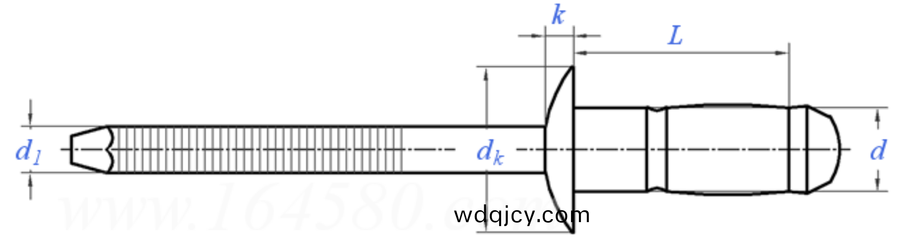 圓頭(tou)單(dan)皷(gu)拉(la)釘(ding)