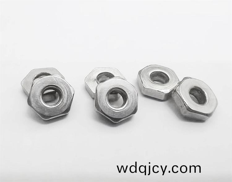 溫(wen)度計用不鏽(xiu)鋼六角螺(luo)母(mu)